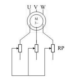 绕线式异步电动机串电阻调速主电路