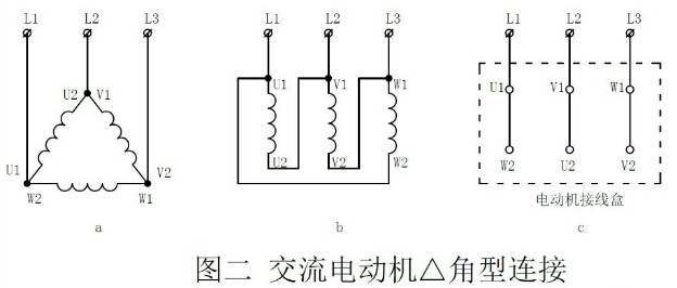交流电动机三角型链接